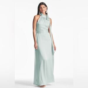 Sachin and Babi High Neck Maxi Gown Dress Size 14 Retails $285